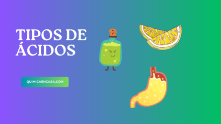 Tipos de ácidos - Química en casa.com
